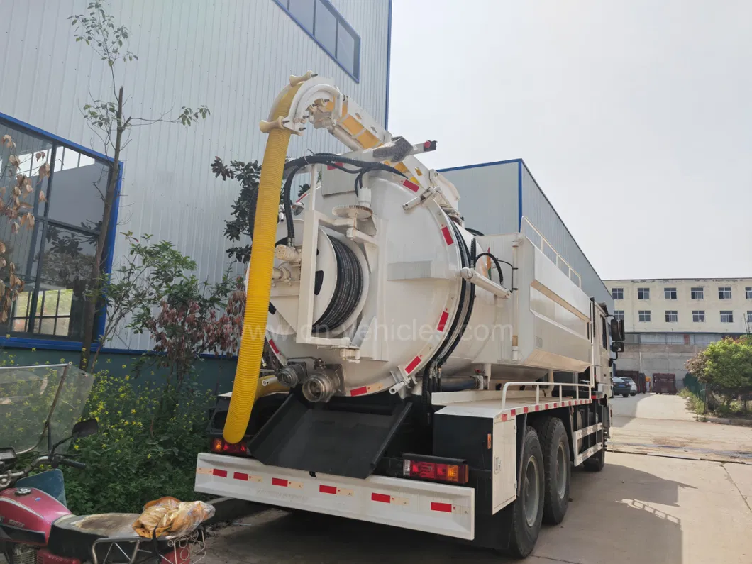 Shacman 6X4 F3000 Vacuum Suction Tanker Truck with 20 Tons Capacity with Secondary Filter System