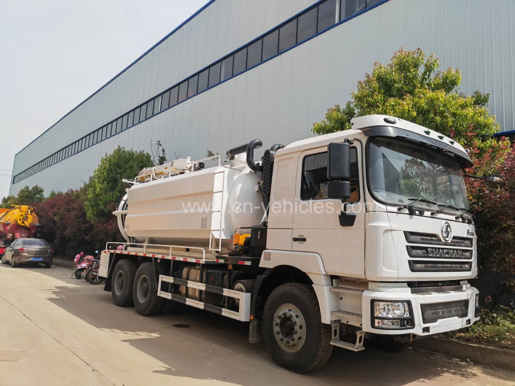 Shacman 6X4 F3000 Vacuum Suction Tanker Truck with 20 Tons Capacity with Secondary Filter System