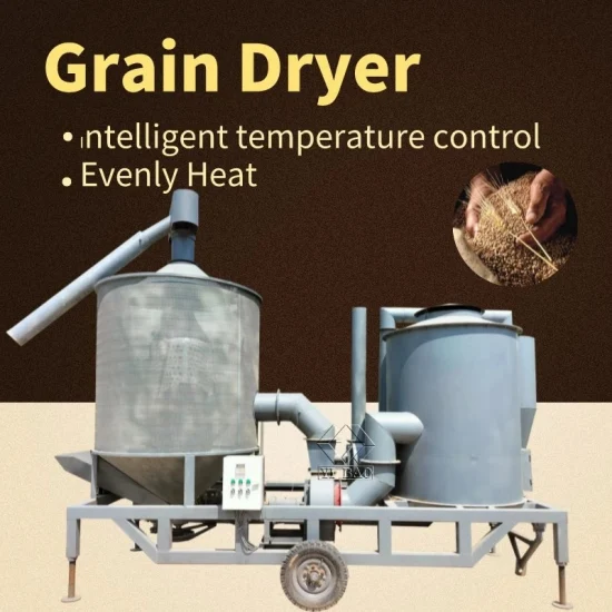 フィリピンの熱風小型籾使用済穀物乾燥機/小麦トウモロコシ籾乾燥機/米乾燥機
